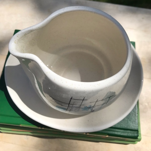 Franciscan Oasis pottery made in California USA gravy boat dish dinnerware - Picture 7 of 9